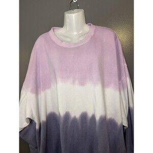 American Eagle Sweatshirt Womens XL Purple Tie Dye Ahh-mazingly Soft Fleece